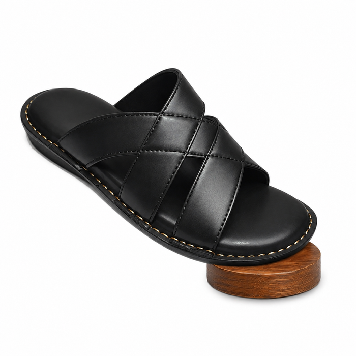 Hand Made Leather Slipers (AK55)
